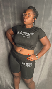 Bawdy X Leil Crop Set