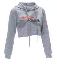 Load image into Gallery viewer, BAWDY Junior Cropped Hoodie
