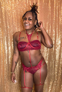 Laced x Leil Cum Get Me 3-Piece Garter Set
